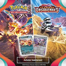 Acheter vos Pokmon carlate et Violet Flammes obsidiennes sur Toy Center