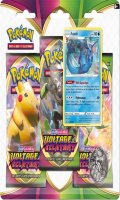 Pokmon pe et Bouclier 04 "Voltage clatant" : Pack 3 boosters - Aquali