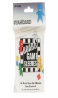 100 Board Game Sleeves : Standard 63x88mm