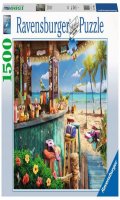 Puzzle 1500 pcs - Le bar du bord de plage