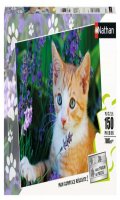 Puzzle 150 pcs - Chaton roux dans l'herbe