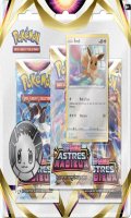 Pokmon pe et Bouclier 10 "Astres Radieux" : Pack 3 boosters - Evoli