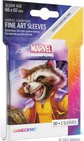 Marvel Champions : Sachet de 50 protge-cartes FINE ART Rocket Raccoon