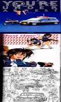 You're under arrest - File X - Anime art book